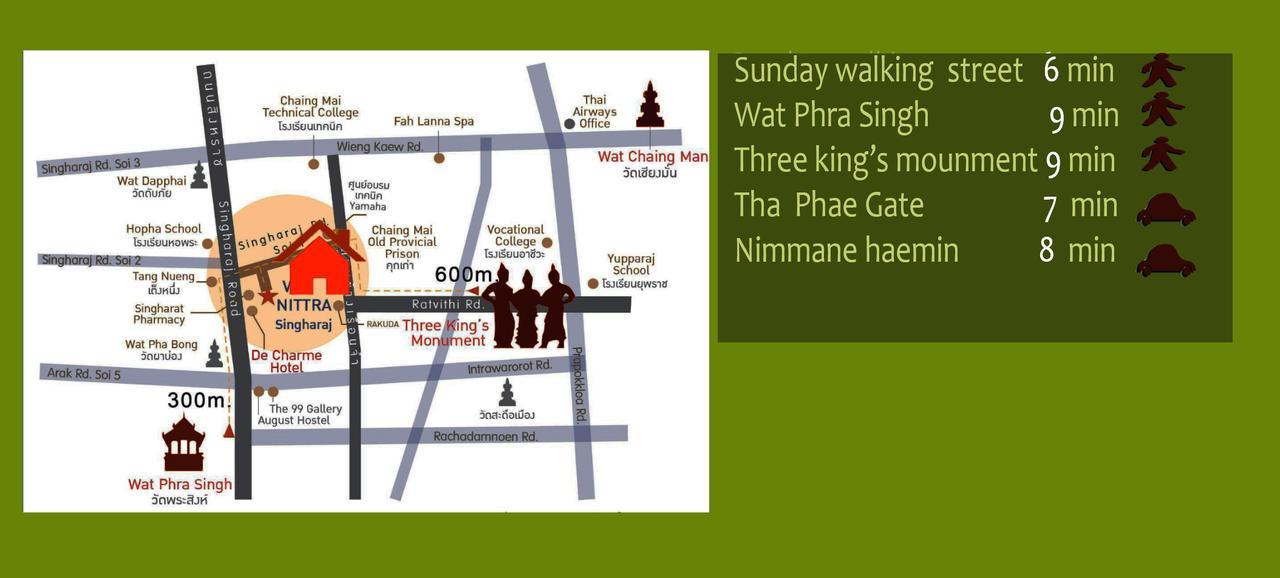 Villa Nittra Singharaj 치앙마이 외부 사진